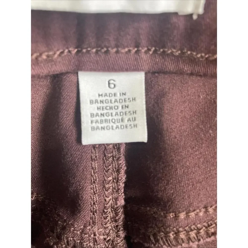 NWT Nine West Heidi Pull On Straight Pants - Picture 4 of 6